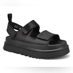 NEW UGG women's golden glow sandals in black